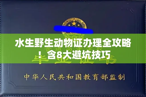 昆明水生野生动物证办理全攻略！含8大避坑技巧