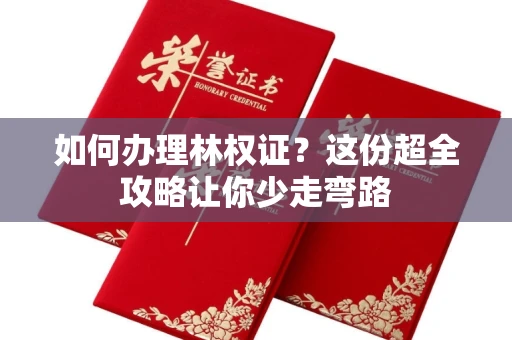 昆明如何办理林权证?这份超全攻略让你少走弯路