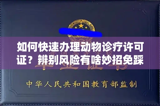 昆明如何快速办理动物诊疗许可证?辨别风险有啥妙招免踩坑?