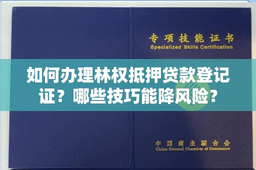 昆明如何办理林权抵押贷款登记证?哪些技巧能降风险?