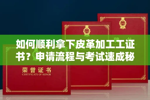 昆明如何顺利拿下皮革加工工证书?申请流程与考试速成秘籍大公开!