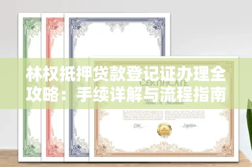 昆明林权抵押贷款登记证办理全攻略:手续详解与流程指南