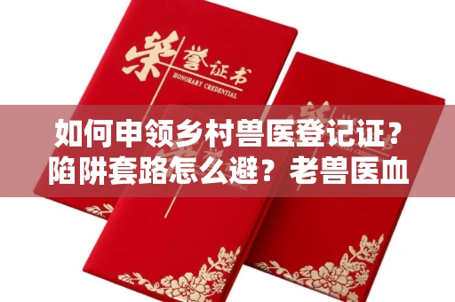 昆明如何申领乡村兽医登记证?陷阱套路怎么避?老兽医血泪经验大公开