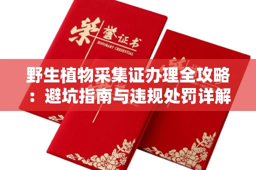 昆明野生植物采集证办理全攻略:避坑指南与违规处罚详解