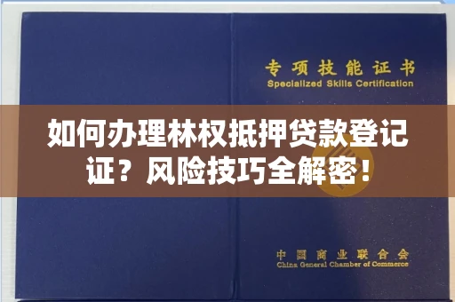 昆明如何办理林权抵押贷款登记证?风险技巧全解密!