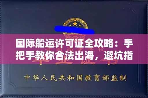 昆明国际船运许可证全攻略:手把手教你合法出海,避坑指南来啦