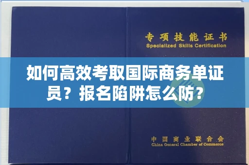 昆明如何高效考取国际商务单证员？报名陷阱怎么防？