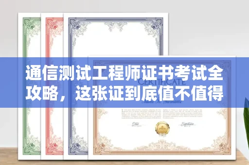 昆明通信测试工程师证书考试全攻略,这张证到底值不值得考?
